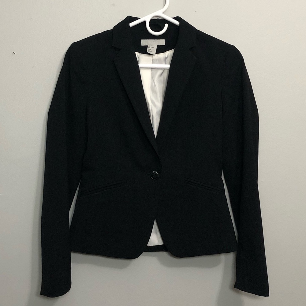H&M, Size 4 Black Blazer